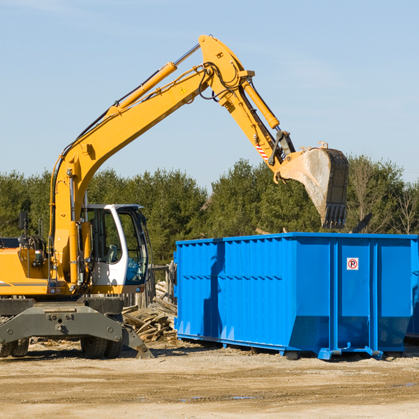 how does a residential dumpster rental service work in Burbank SD